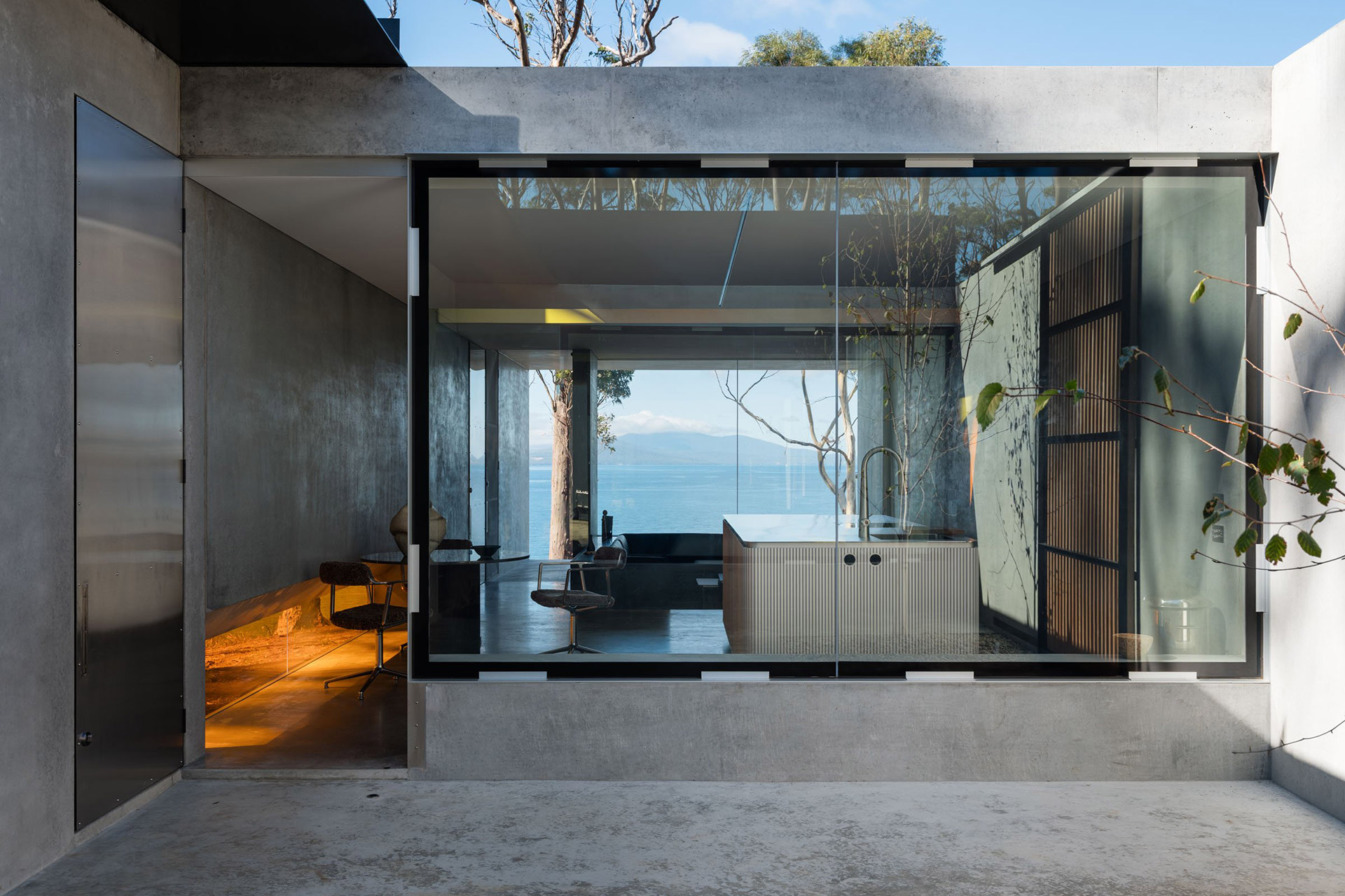 Off Grid Luxury Interior Design With Moon Roof Design Reference: Vipp Tunnel Off Grid Luxury Retreat On Bruny Island Tasmania
